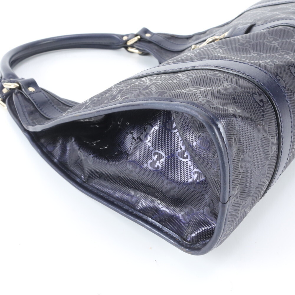 GUCCI Blue Leather Jackie Shoulder Bag - Picture 6 of 9